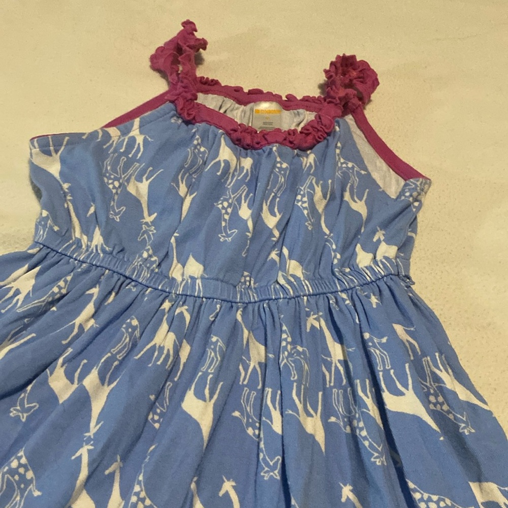 Gymboree giraffe sleeveless dress size 10